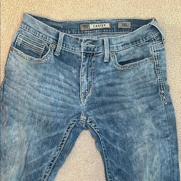 Men's BKE Carter Blue Jeans (31L) - Picture 6 of 9